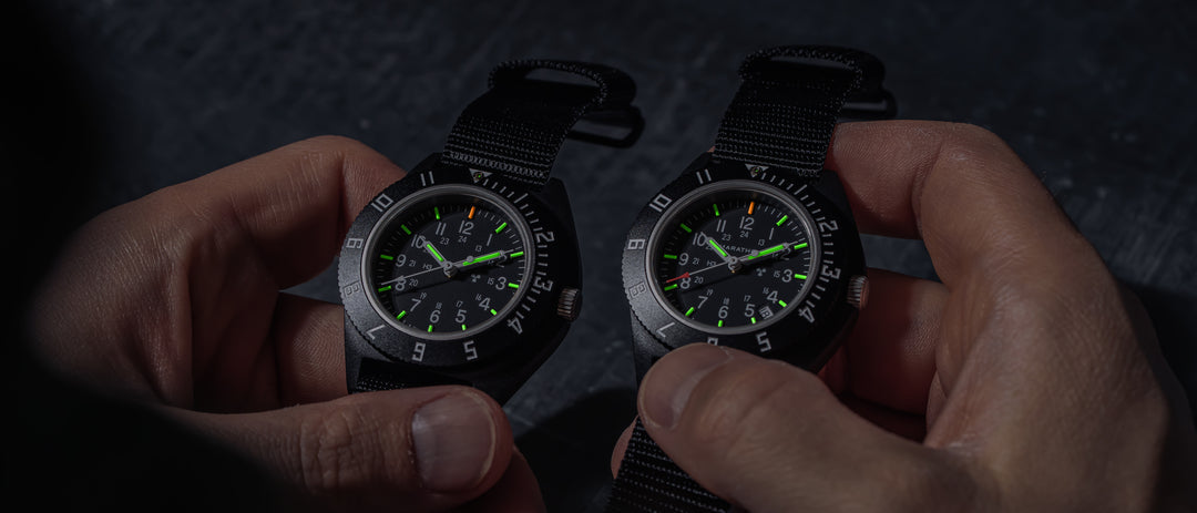 41mm CeraShell® NAV-D Standard-Issue, Tritium Pilot's Quartz, Type II