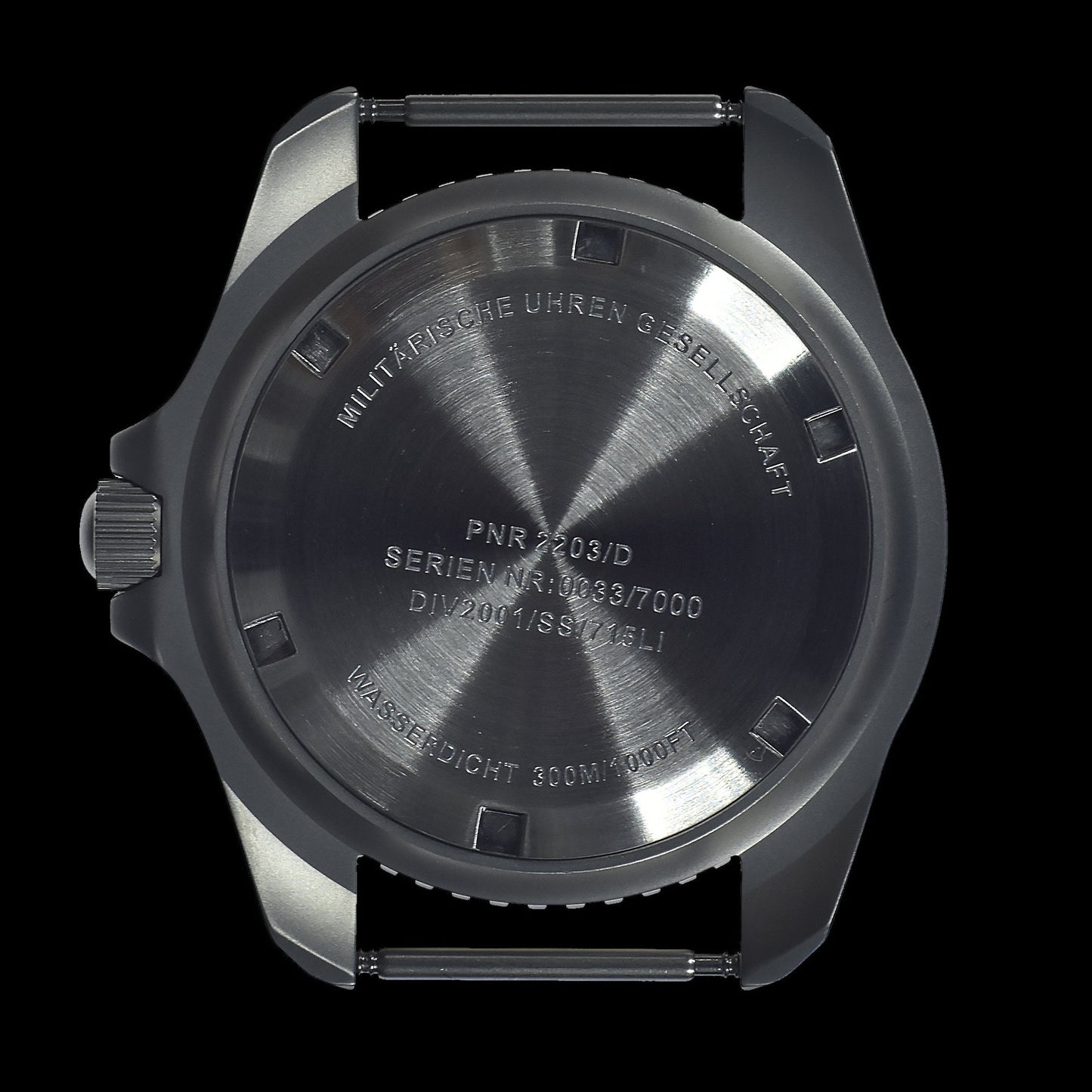 MWC 1999-2001 Pattern Quartz Day/Date Military Divers Watch with Stainless Steel Case and Sapphire Crystal