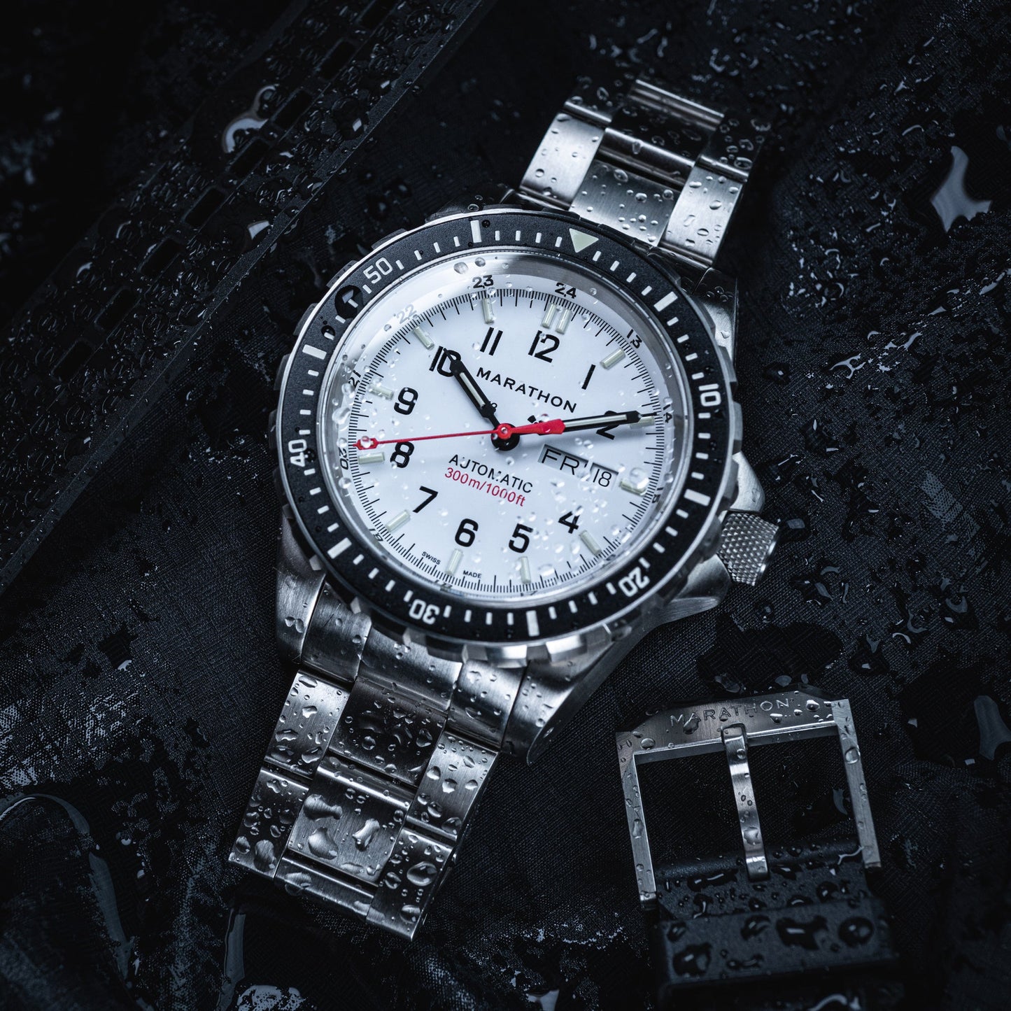 ARCTIC EDITION JUMBO DAY/DATE AUTOMATIC (JDD) WITH STAINLESS STEEL BRACELET - 46MM