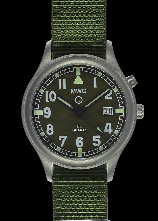 MWC G10EL General Service Watch with Olive Drab Electroluminescent (EL) Backlit Dial
