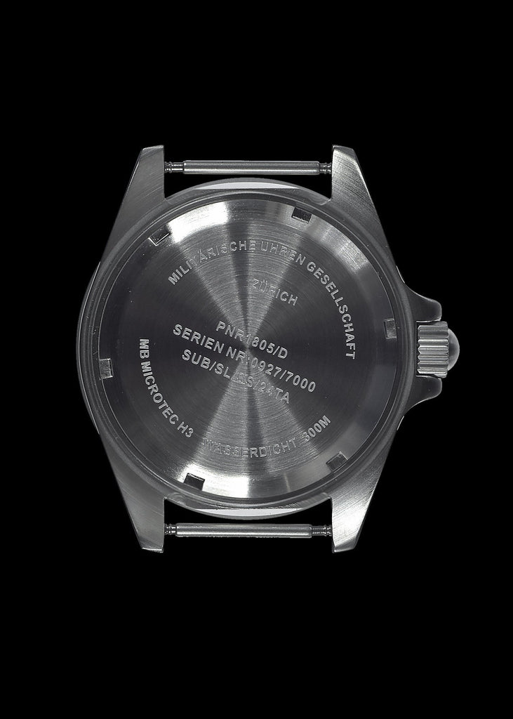 MWC 24 Jewel 300m Automatic Military Divers Watch with Tritium GTLS Illumination, Sapphire Crystal and Ceramic Bezel