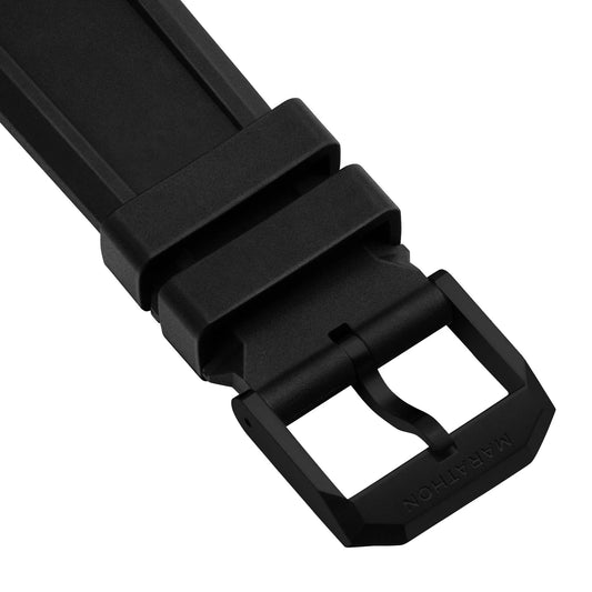 3-PIECE RUBBER STRAP KIT, ANTHRACITE, 20MM
