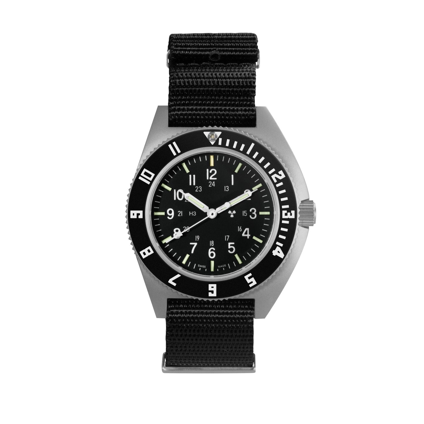 41MM STEEL NAVIGATOR (SSNAV) ON NYLON DEFSTAN