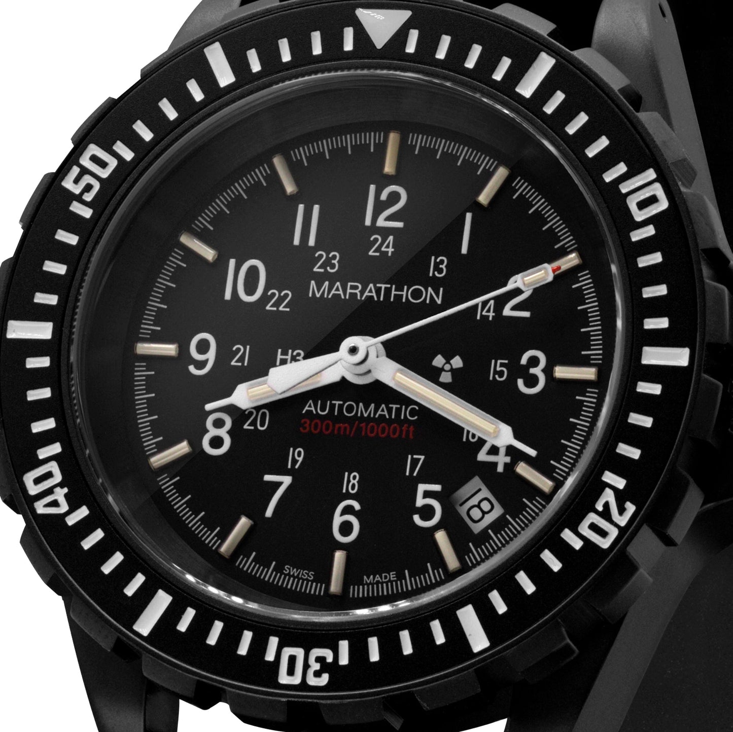 ANTHRACITE LARGE DIVER'S AUTOMATIC (GSAR) WITH STAINLESS STEEL BRACELET - 41MM
