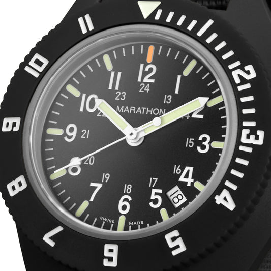 41MM MARAGLO™ BLACK NAVIGATOR W/ DATE (NAV-DM)
