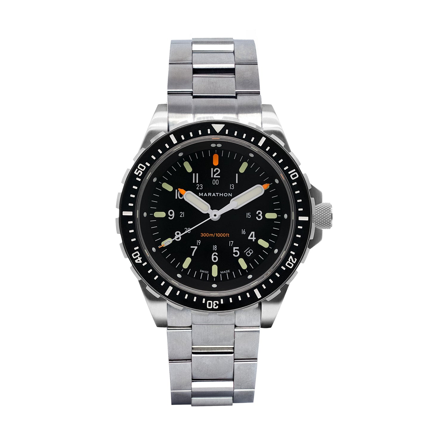 JUMBO DIVER'S QUARTZ (JSAR) WITH STAINLESS STEEL BRACELET - 46MM