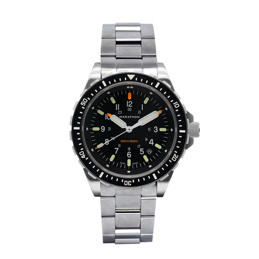 JUMBO DIVER'S QUARTZ (JSAR) WITH STAINLESS STEEL BRACELET - 46MM