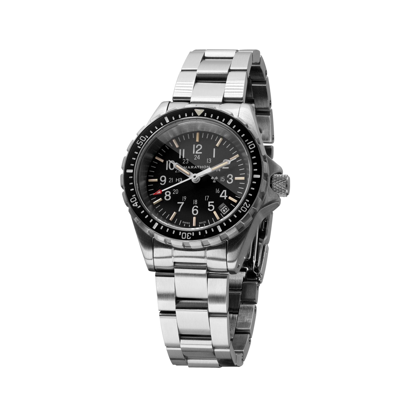 MEDIUM DIVER'S QUARTZ (MSAR QUARTZ) WITH STAINLESS STEEL BRACELET - 36MM