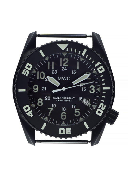 MWC "Depthmaster" 100atm / 3,280ft / 1000m Water Resistant Military Divers Watch in PVD Stainless Steel Case with Helium Valve (Automatic)