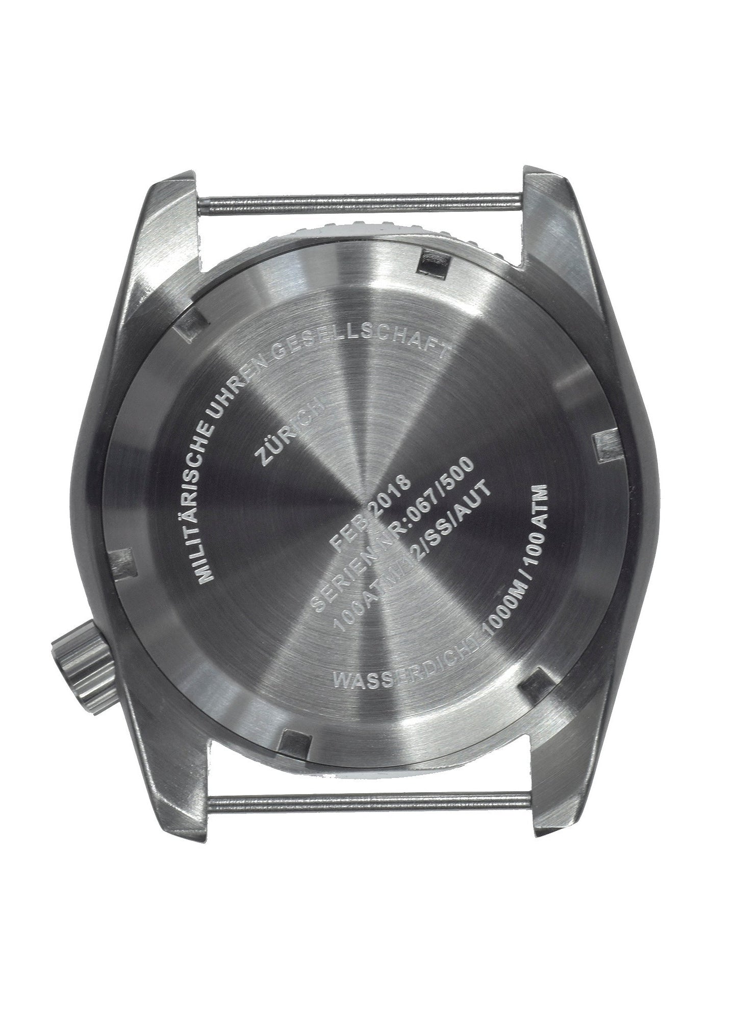 MWC "Depthmaster" 100atm / 3,280ft / 1000m Water Resistant Military Divers Watch in Stainless Steel Case with Helium Valve (Quartz)