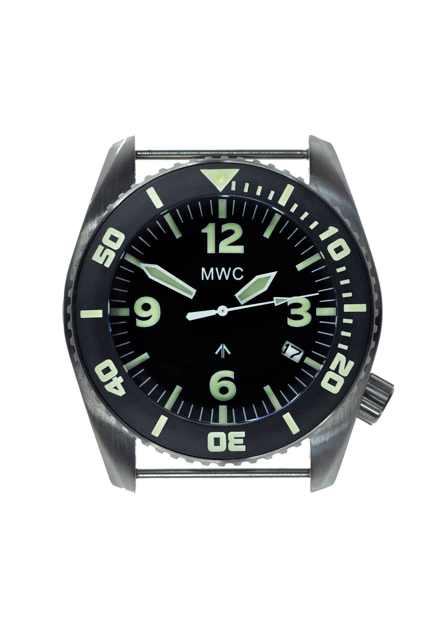MWC "Depthmaster" 100atm / 3,280ft / 1000m Water Resistant Military Divers Watch in Stainless Steel Case with Helium Valve (Quartz)