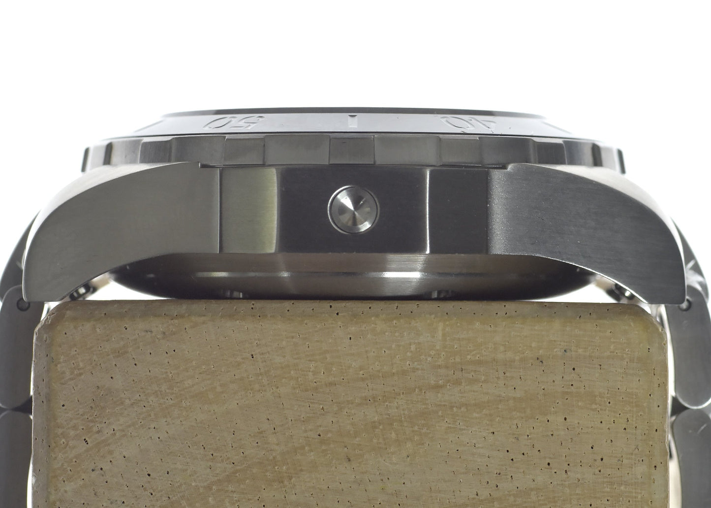 MWC 100atm / 3,280ft / 1000m Water Resistant Divers Watch in Stainless Steel Case with Helium Valve on a Matching Bracelet / 100% Swiss Made with Swiss 26 Jewel Automatic Movement