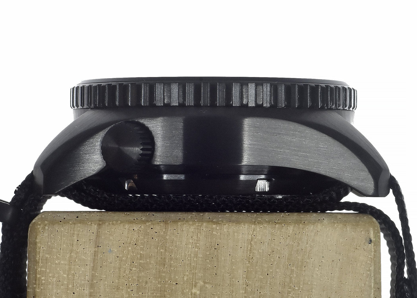 MWC "Submarine / Naval Crew Divers Watch" 500m (1,650ft) Water Resistant Dual Time Zone Military Watch in PVD Stainless Steel Case with GTLS and Helium Valve