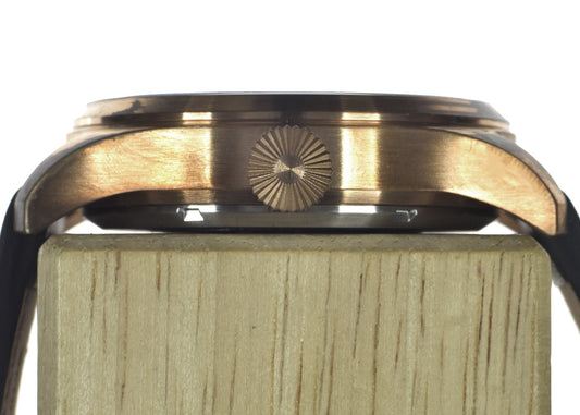 MWC Classic 46mm Limited Edition Bronze XL Luftwaffe Pattern Military Aviators Watch (Retro Dial Version)