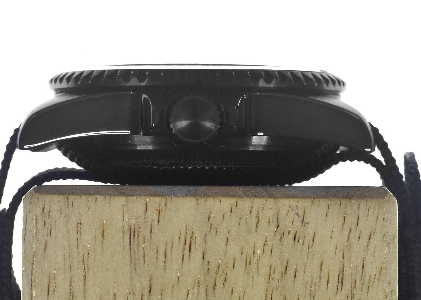 MWC 24 Jewel 1982 Pattern 300m Automatic Military Divers Watch in Black PVD with a Sapphire Crystal on a NATO Webbing Strap (Non Date Version)