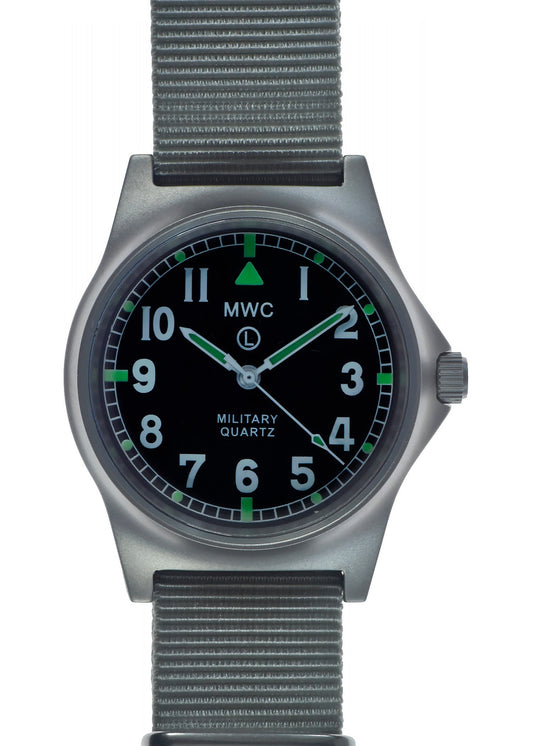 MWC G10 LM Stainless Steel Military Watch (Grey Strap)