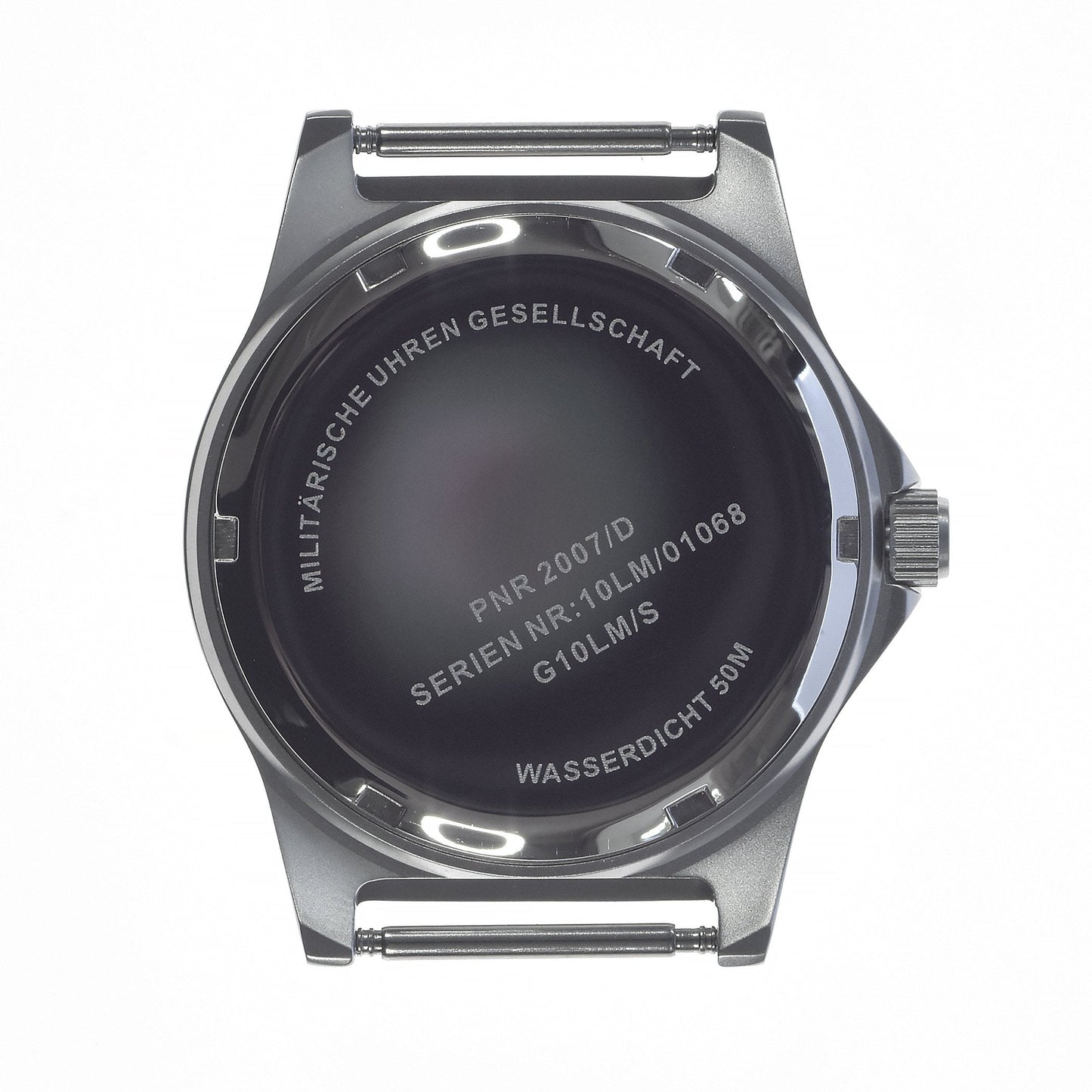 MWC G10 LM Stainless Steel Military Watch on a Grey NATO Strap (Sterile/Unbranded Dial)