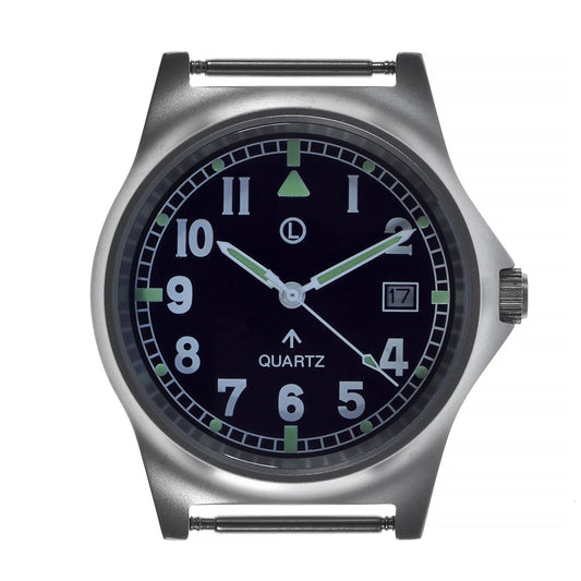MWC G10 LM Stainless Steel Military Watch on a Grey NATO Strap (Sterile/Unbranded Dial)