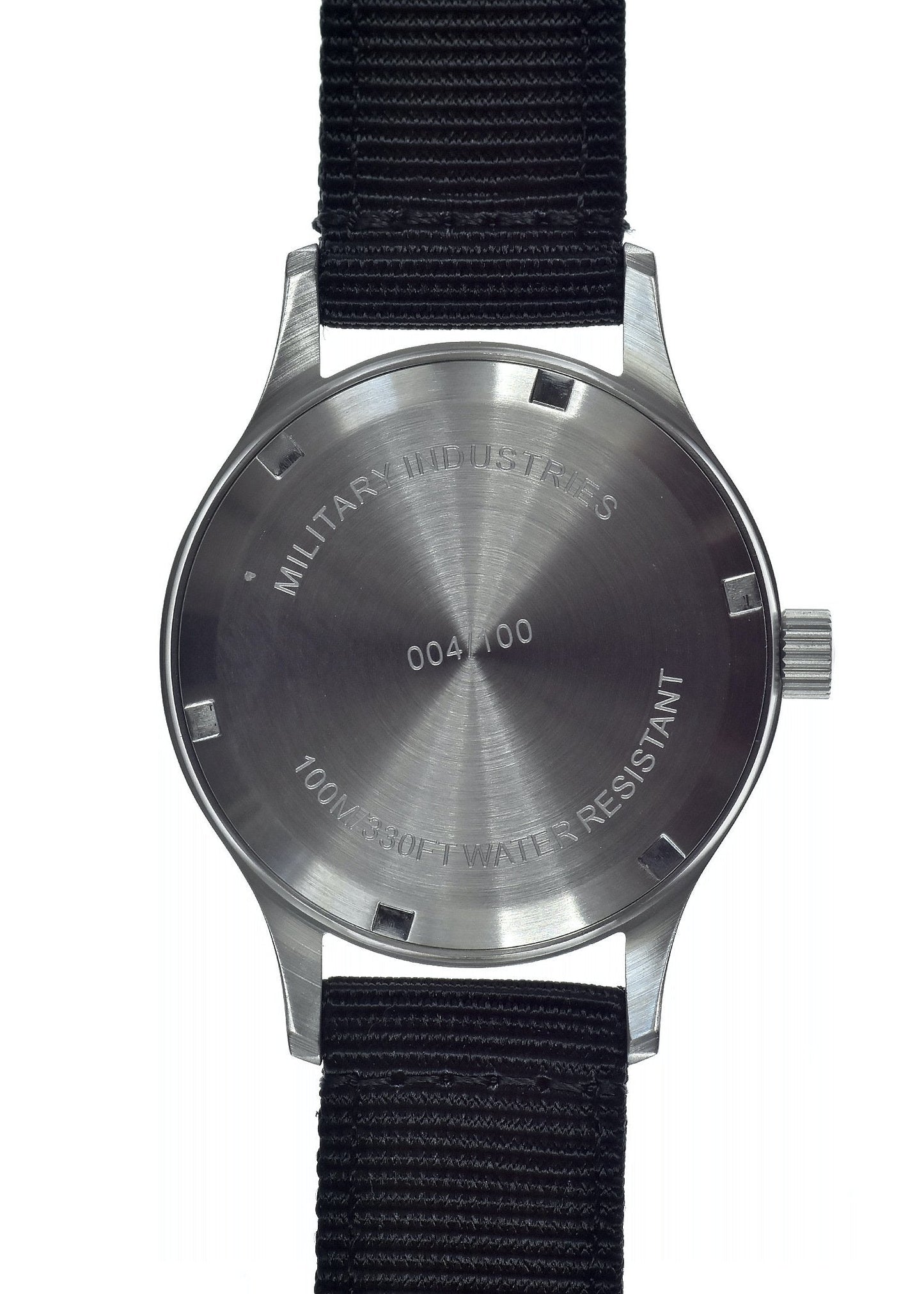 W10 Stainless Steel 1950's Pattern 100m Water Resistant Automatic Military Watch with Sapphire Crystal and Date Window