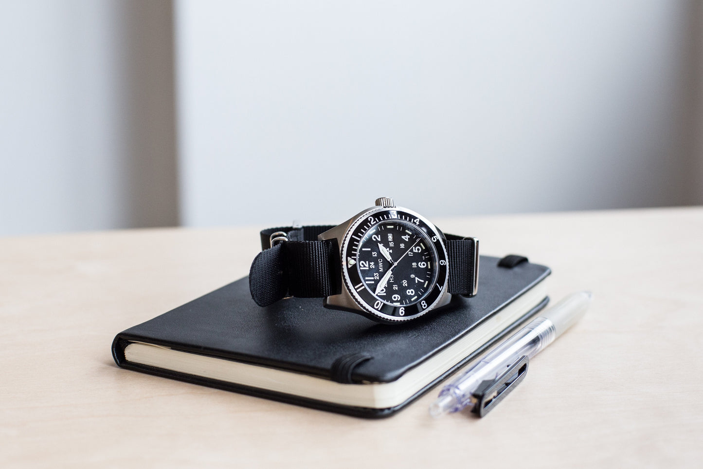 MWC 300m Water Resistant Stainless Steel Tritium GTLS Navigator Watch (Automatic)