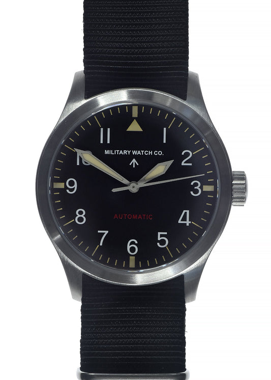 MWC Mk III Stainless Steel 1950's Pattern 100m Water Resistant Automatic Military Watch with Sapphire Crystal (1979 Remake)