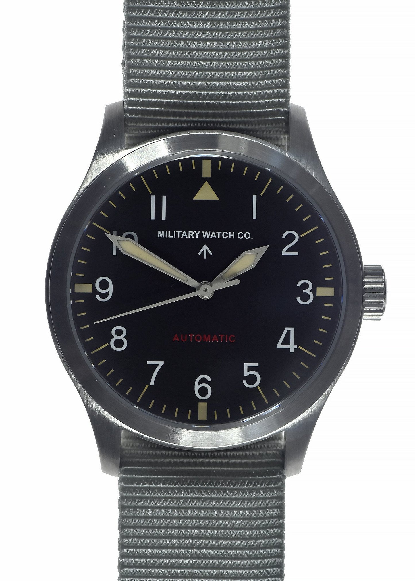 MWC Mk III Stainless Steel 1950's Pattern 100m Water Resistant Automatic Military Watch with Sapphire Crystal (1979 Remake)