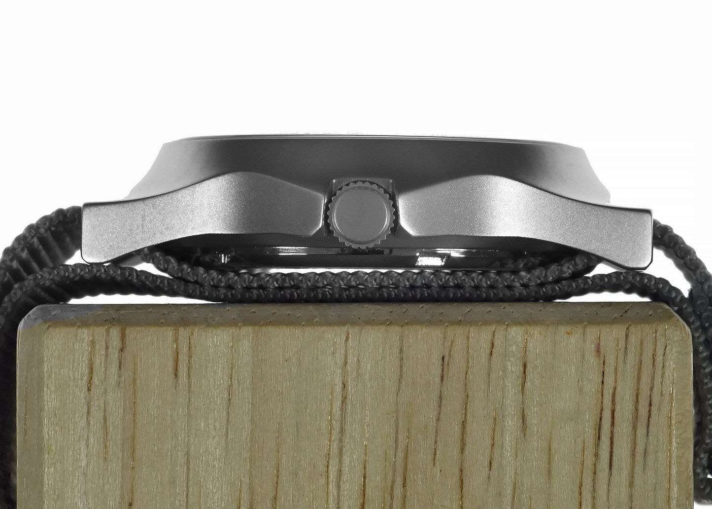 MWC G10 LM Stainless Steel Military Watch (Grey Strap) - Plain Caseback Suitable for Engraving / Personalization