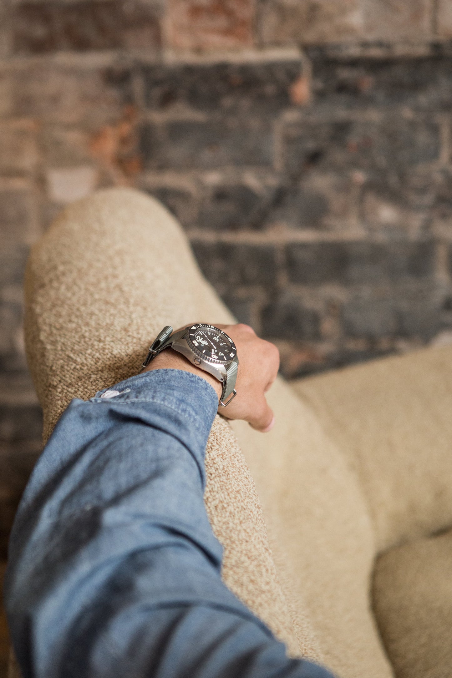 MWC "Depthmaster" 100atm / 3,280ft / 1000m Water Resistant Military Divers Watch in Stainless Steel Case with Helium Valve (Quartz)