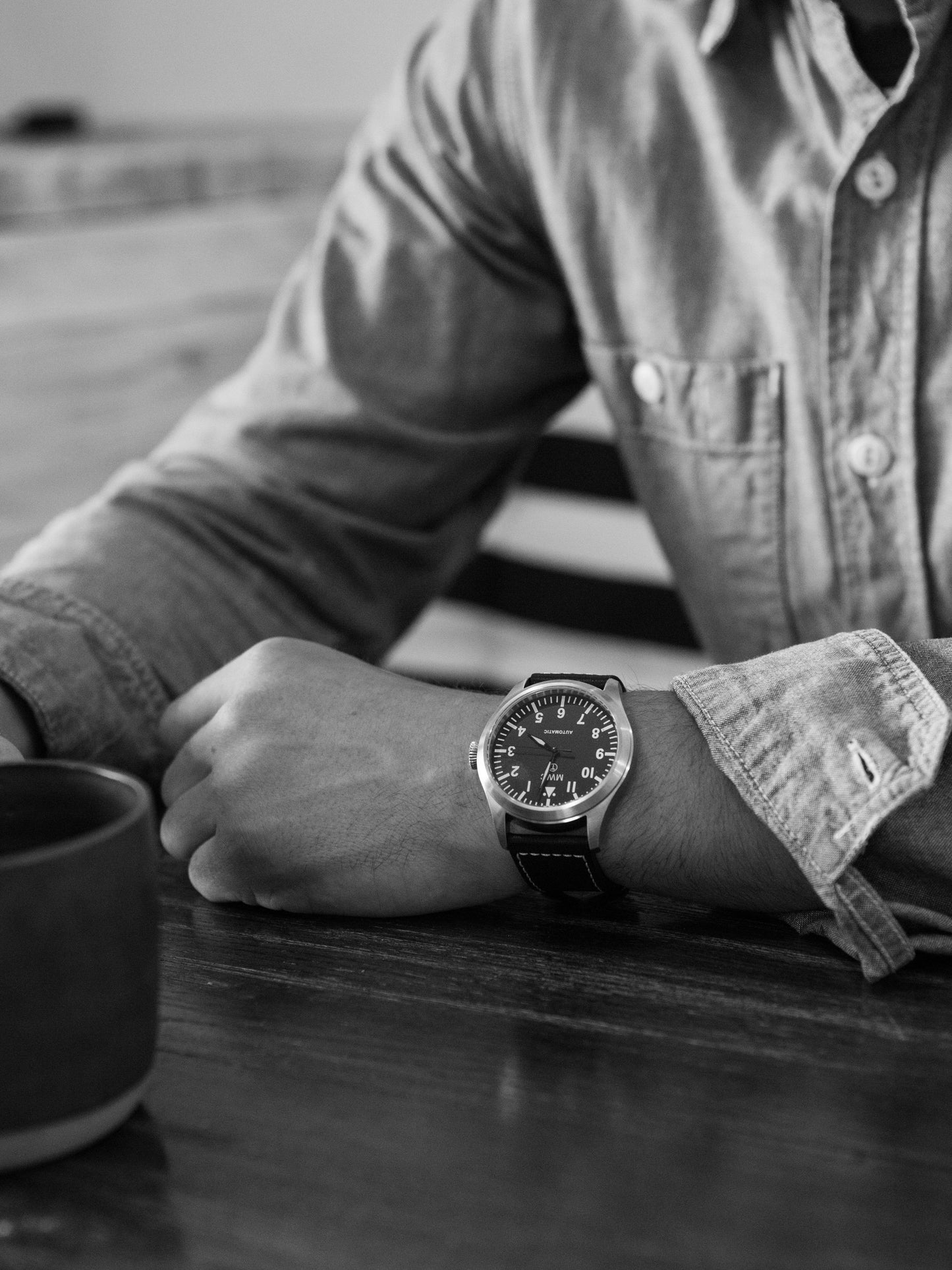 MWC 1940s Pattern Classic 46mm Limited Edition XL Military Pilots Watch