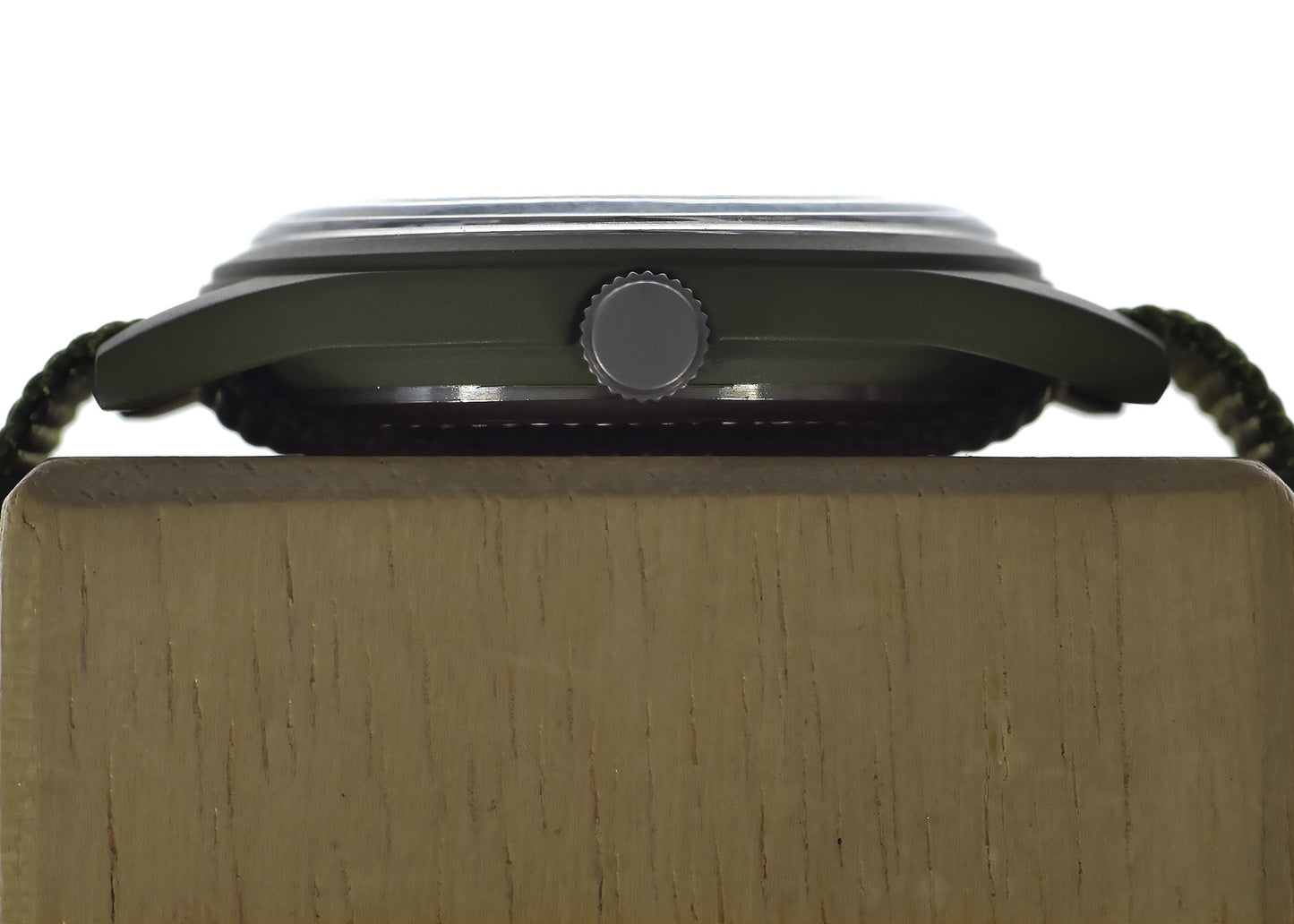 MWC Classic 1960s/70s Pattern Olive Vietnam Watch on Matching Webbing Strap