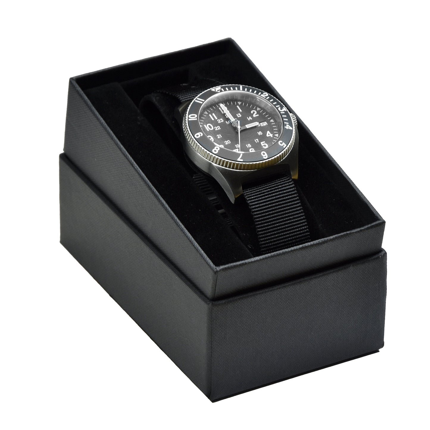 MWC 300m Water Resistant Stainless Steel Navigator Watch with Luminova (Automatic)