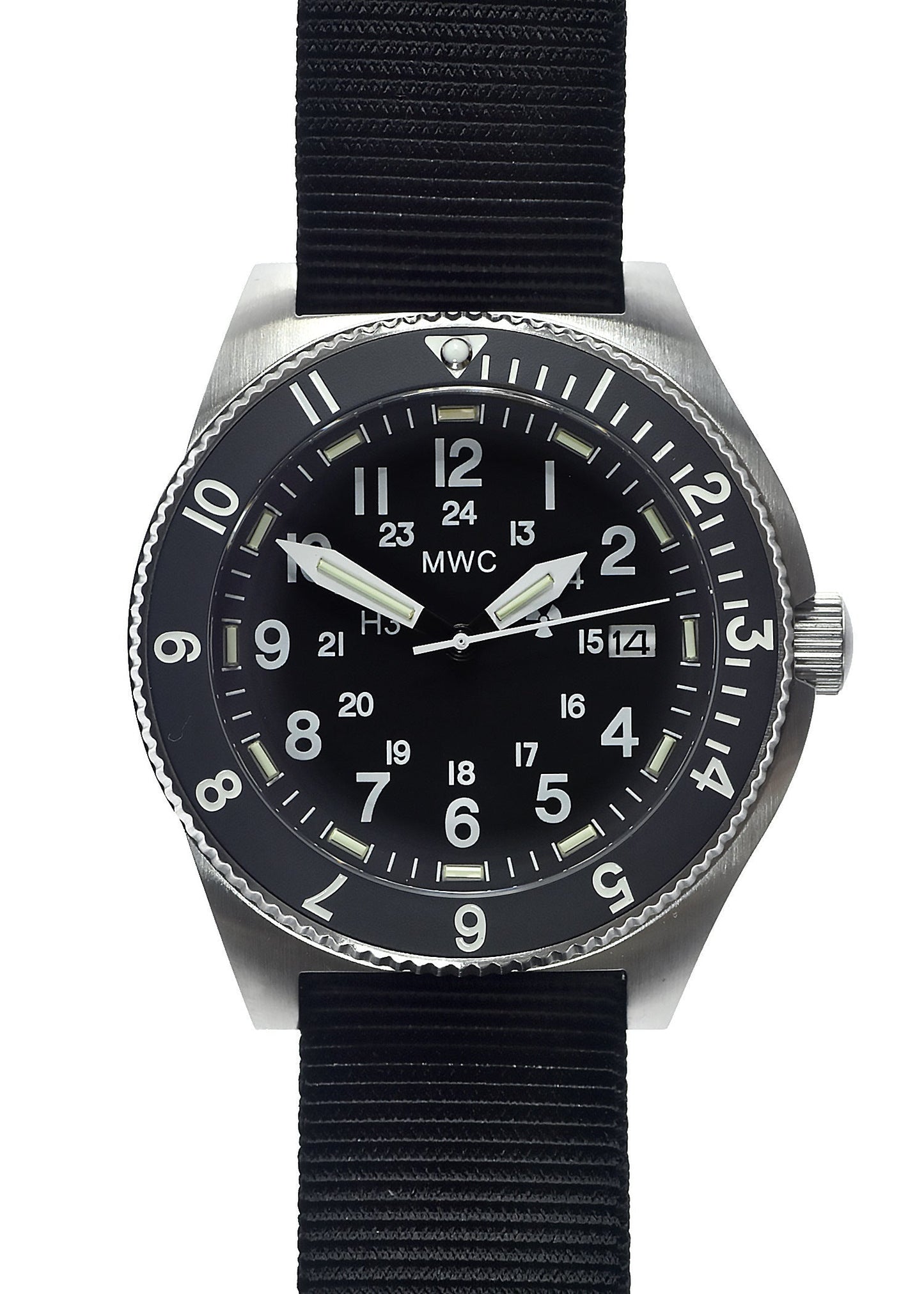MWC 300m Water Resistant Stainless Steel Tritium GTLS Navigator Watch (Automatic)