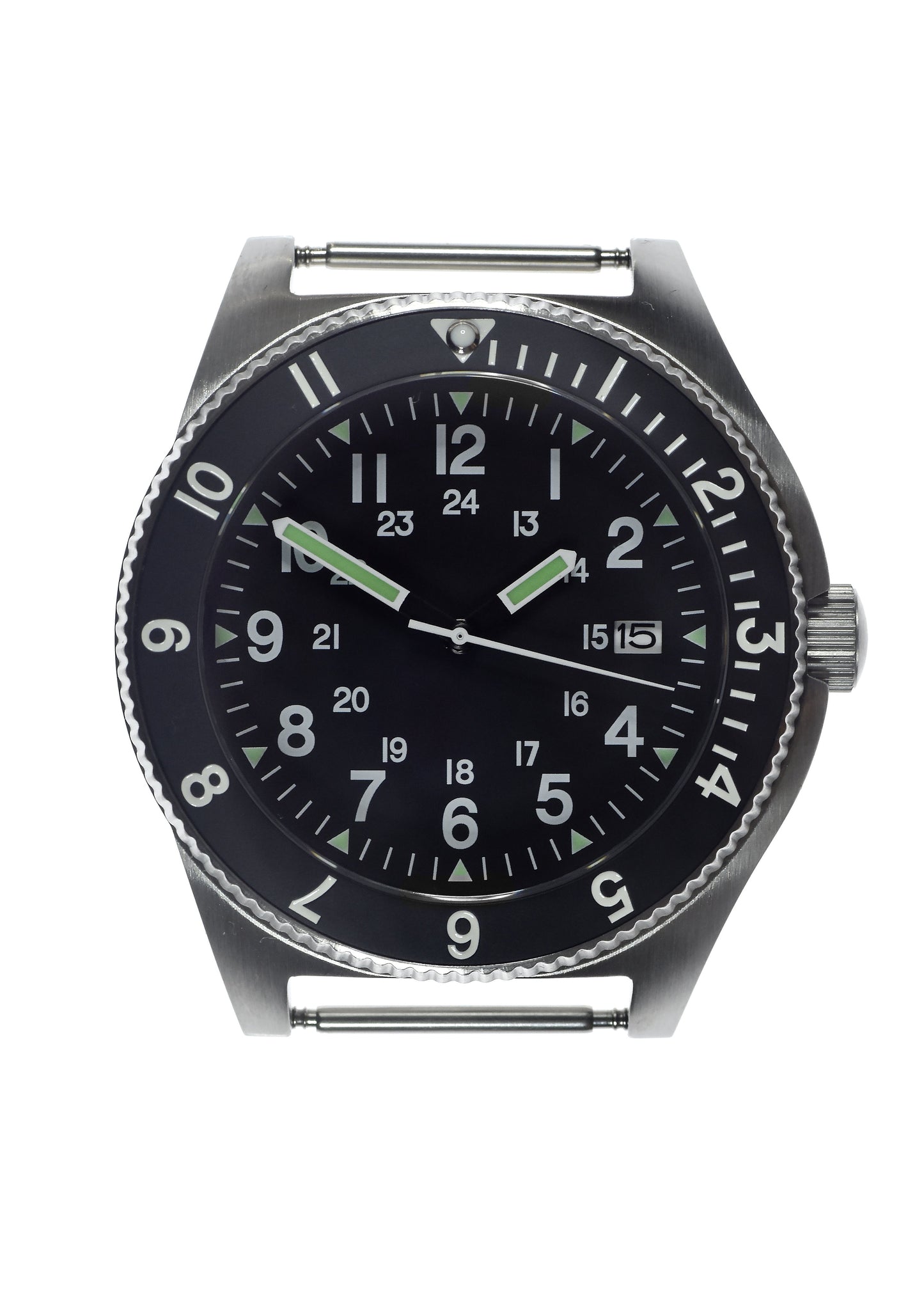 MWC 300m Water Resistant Stainless Steel Navigator Watch with Luminova (Automatic)
