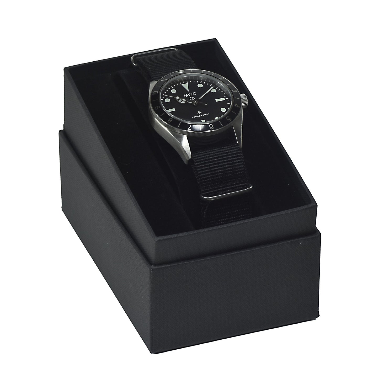 MWC Classic 1960s Pattern Divers Watch with Luminova Luminous Paint and a Hybrid Mechanical/Quartz Movement