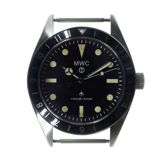 MWC Classic 1960s Pattern Divers Watch with Retro Luminous Paint and a Hybrid Mechanical/Quartz Movement