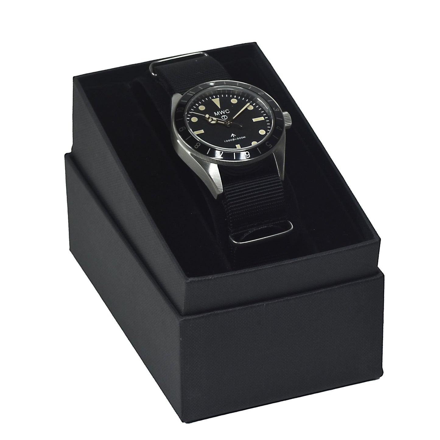 MWC Classic 1960s Pattern Divers Watch with Retro Luminous Paint and a Hybrid Mechanical/Quartz Movement