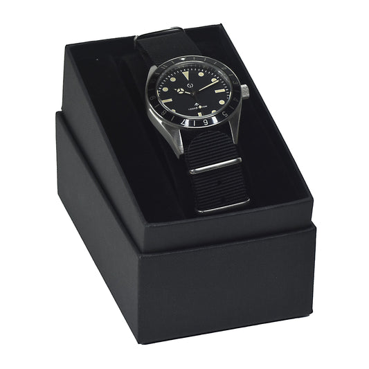 MWC Classic 1960s Pattern Divers Watch with Retro Luminous Paint and a Hybrid Mechanical/Quartz Movement