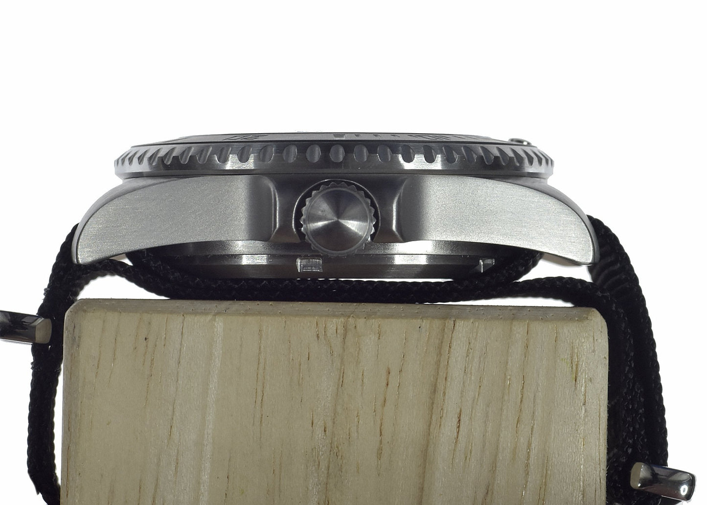 MWC 24 Jewel U.S Pattern 300m Automatic Military Divers Watch with Sapphire Crystal and Ceramic Bezel on a NATO Webbing Strap