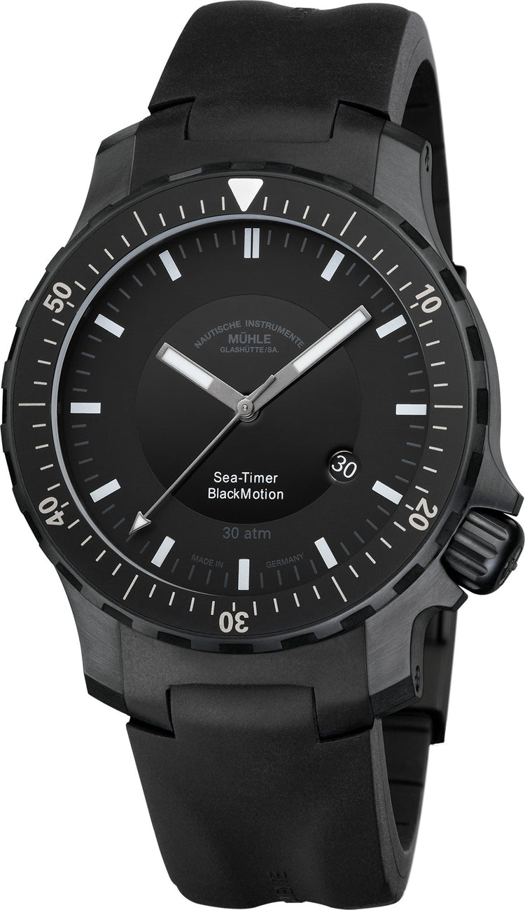 MÜHLE-GLASHÜTTE  SEA-TIMER BLACKMOTION