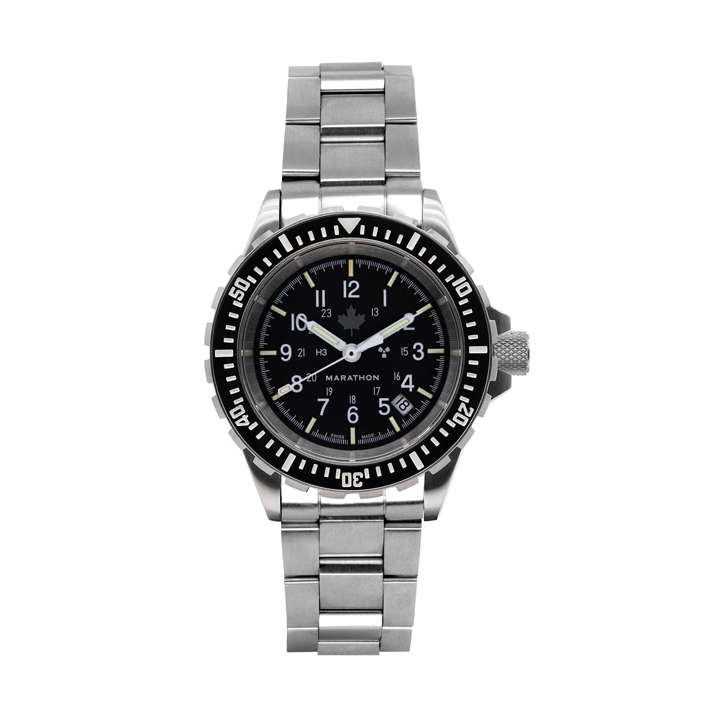 GREY MAPLE LARGE DIVER'S AUTOMATIC (GSAR) WITH STAINLESS STEEL BRACELET - 41MM