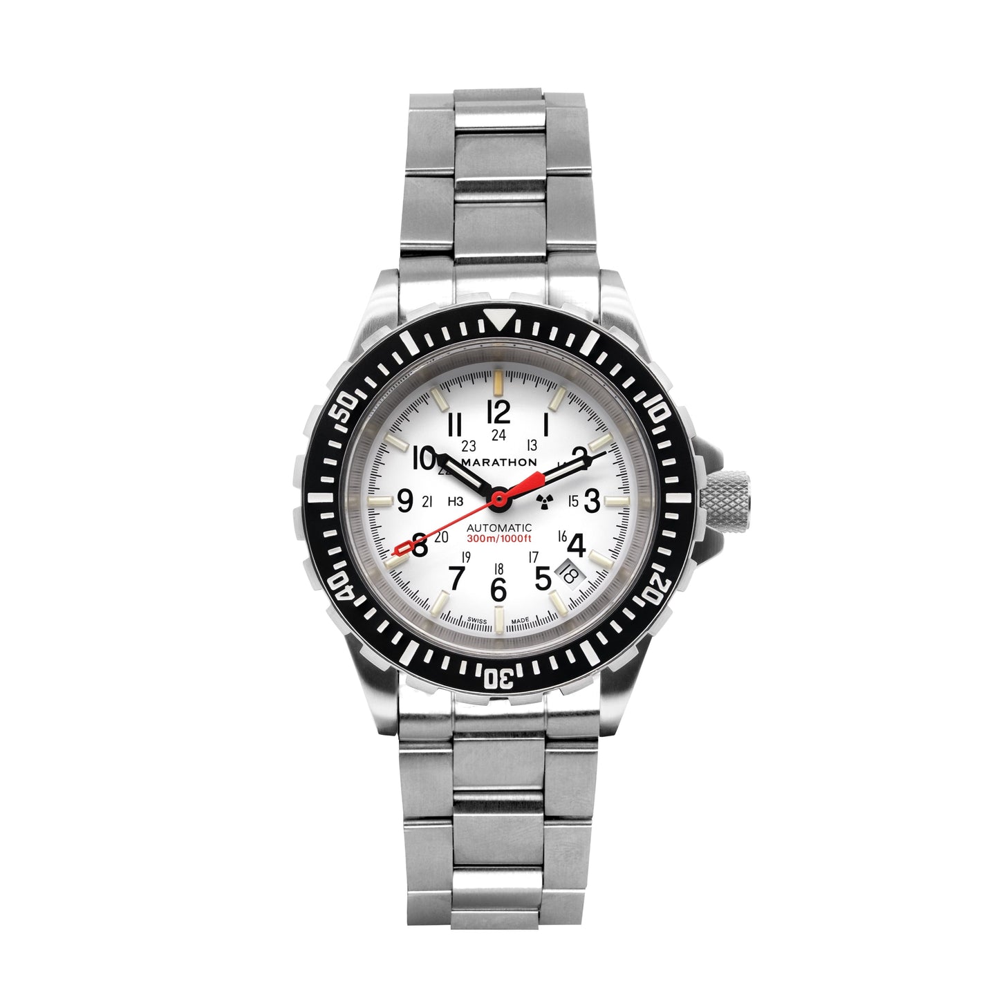 ARCTIC EDITION LARGE DIVER'S AUTOMATIC (GSAR) WITH STAINLESS STEEL BRACELET - 41MM