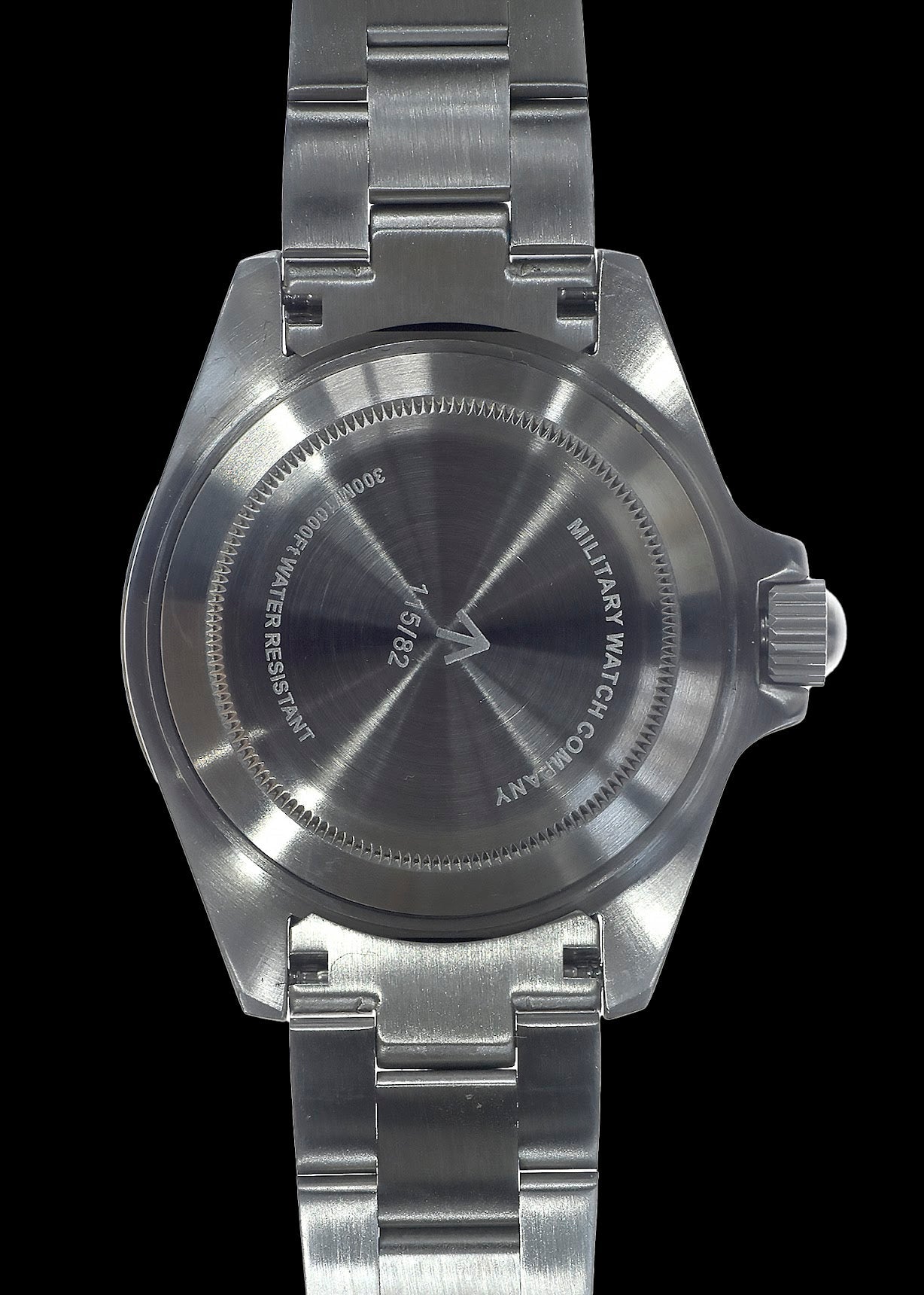 MWC 24 Jewel 1982 Pattern 300m Automatic Military Divers Watch with Sapphire Crystal on a Matching Stainless Steel Bracelet (Date Version)