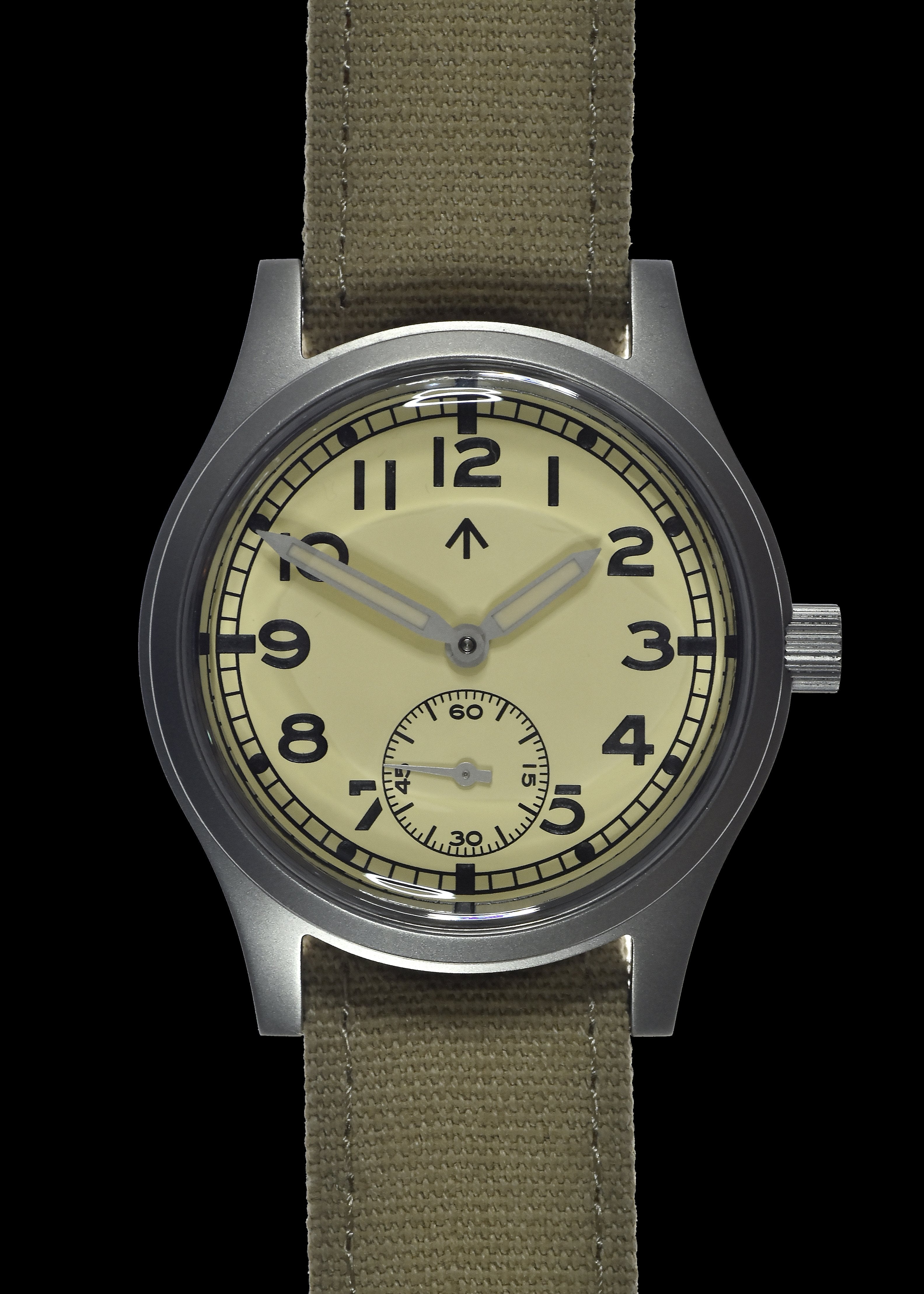 MWC WWII Pattern ATP Watch with Cream Dial and 21 Jewel Automatic Mo MILSPEC WATCH GROUP