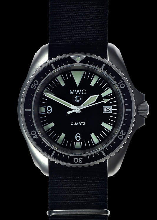 Current NATO Pattern Quartz Military Divers Watch with Ceramic Bezel Insert, Sapphire Crystal and 10 Year Battery Life - NATO STOCK NUMBER NSN 6645-99-157-3496