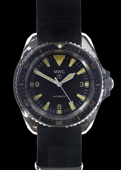 MWC 1970s Pattern Automatic Military Divers Watch with Chromed Case and Sapphire Crystal - Limited Edition of 250 Pieces