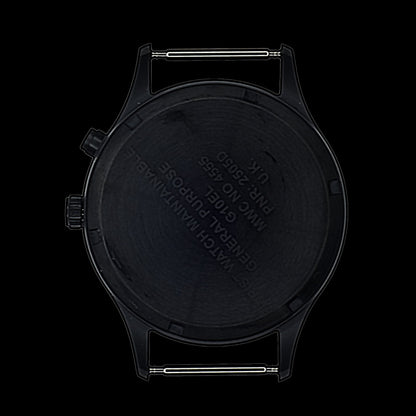 MWC G10EL Black PVD Steel General Service Watch with Electroluminescent (EL) Backlit Dial