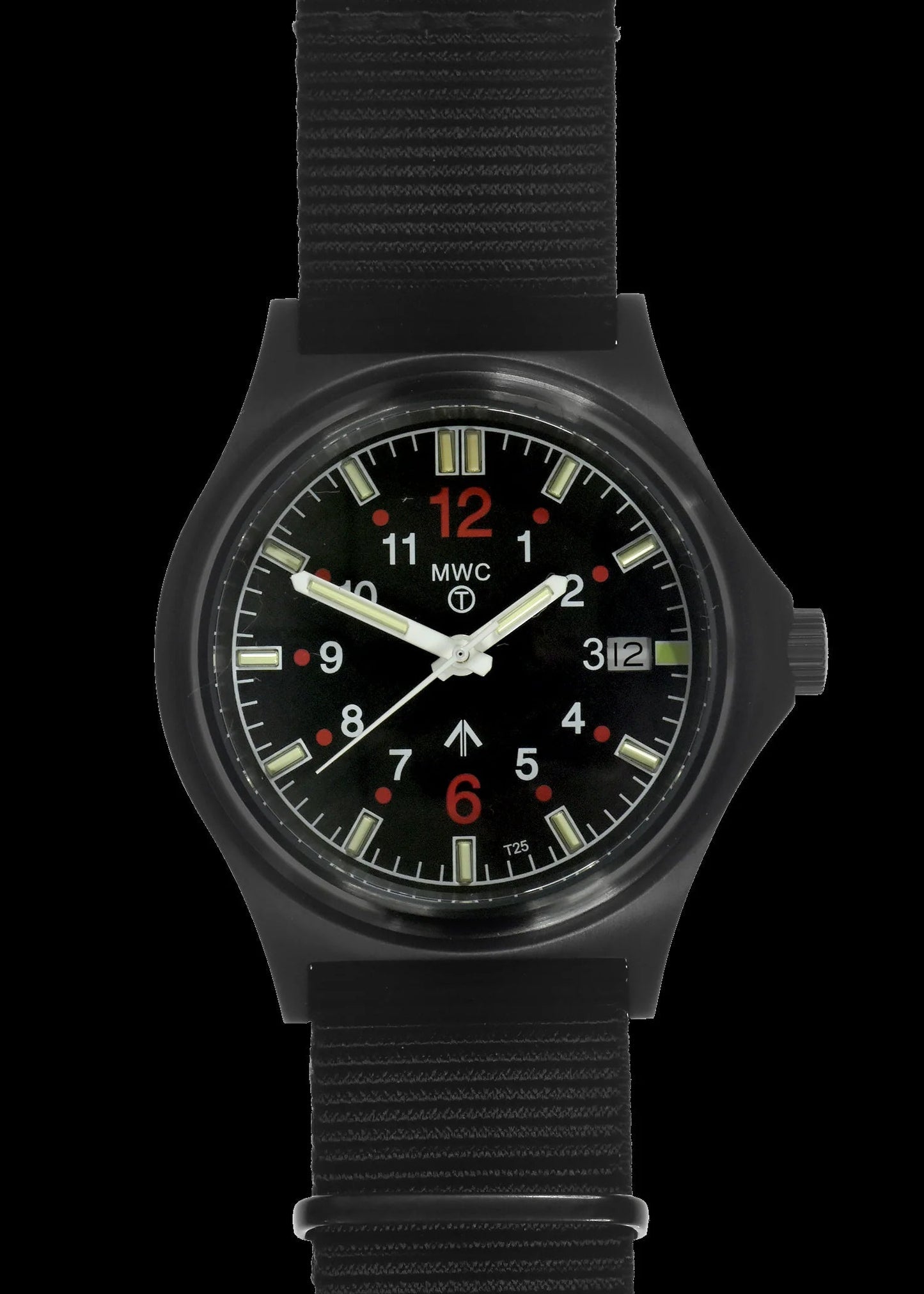 G10SL MKV 200m/660ft Water Resistant Military Watch in Black PVD with GTLS