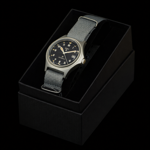 MWC G10 Automatic Infantry Watch – 200m (2026 Model) Supplied with a Grey NATO Strap