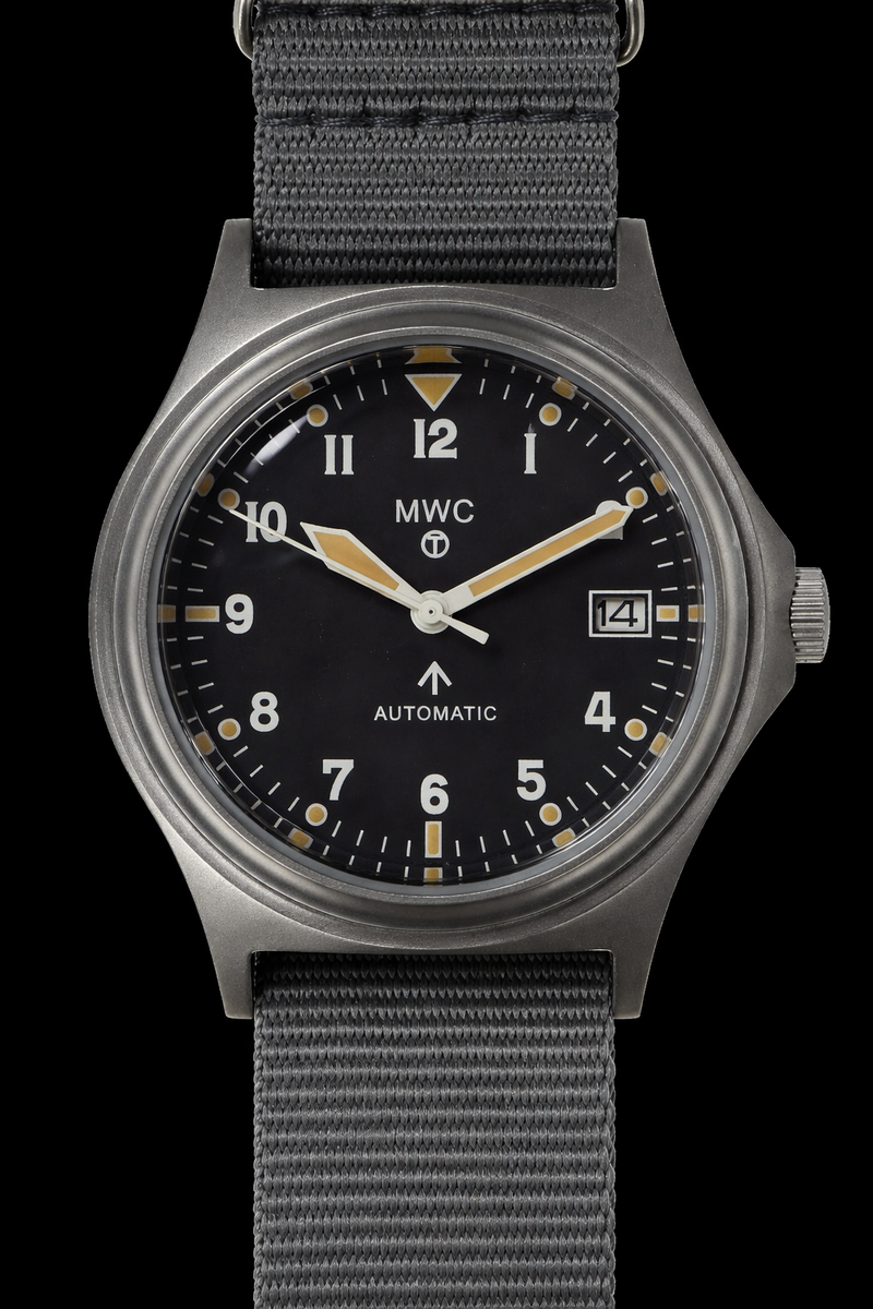 MWC G10 Automatic Infantry Watch – 200m (2026 Model) Supplied with a Grey NATO Strap
