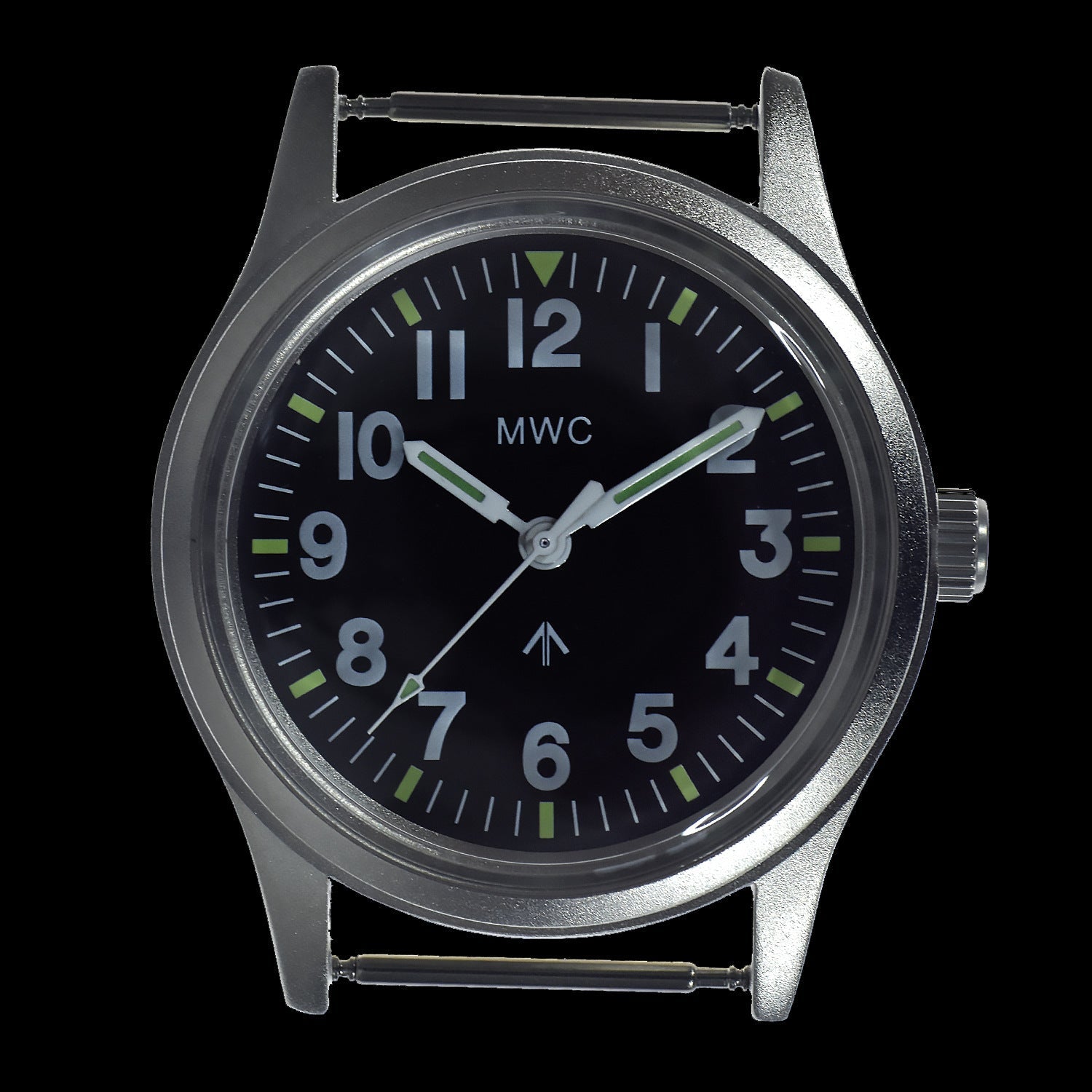 MWC Classic 1960s/70s European Pattern Military Watch on a Olive Green –  MILSPEC WATCH GROUP